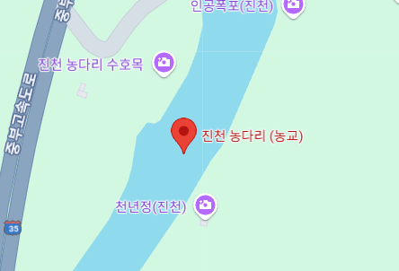 진천 이팝나무길 농다리 위치