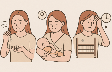 출산 후 탈모 원인