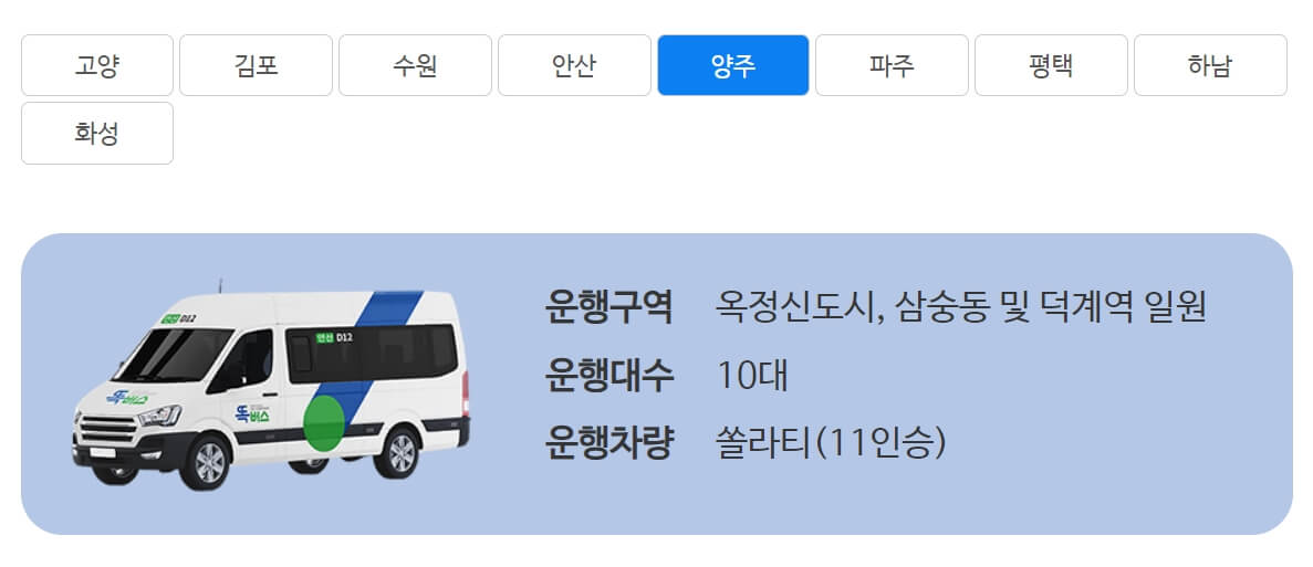 양주 똑버스