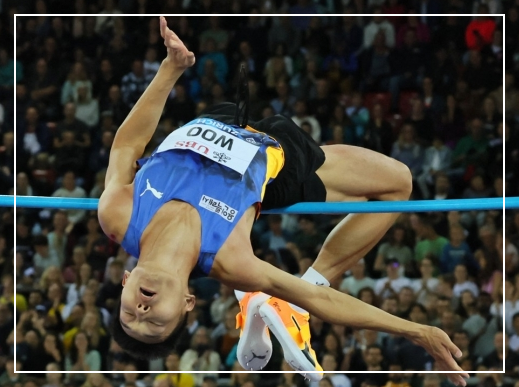 육상 높이뛰기 우상혁 선수