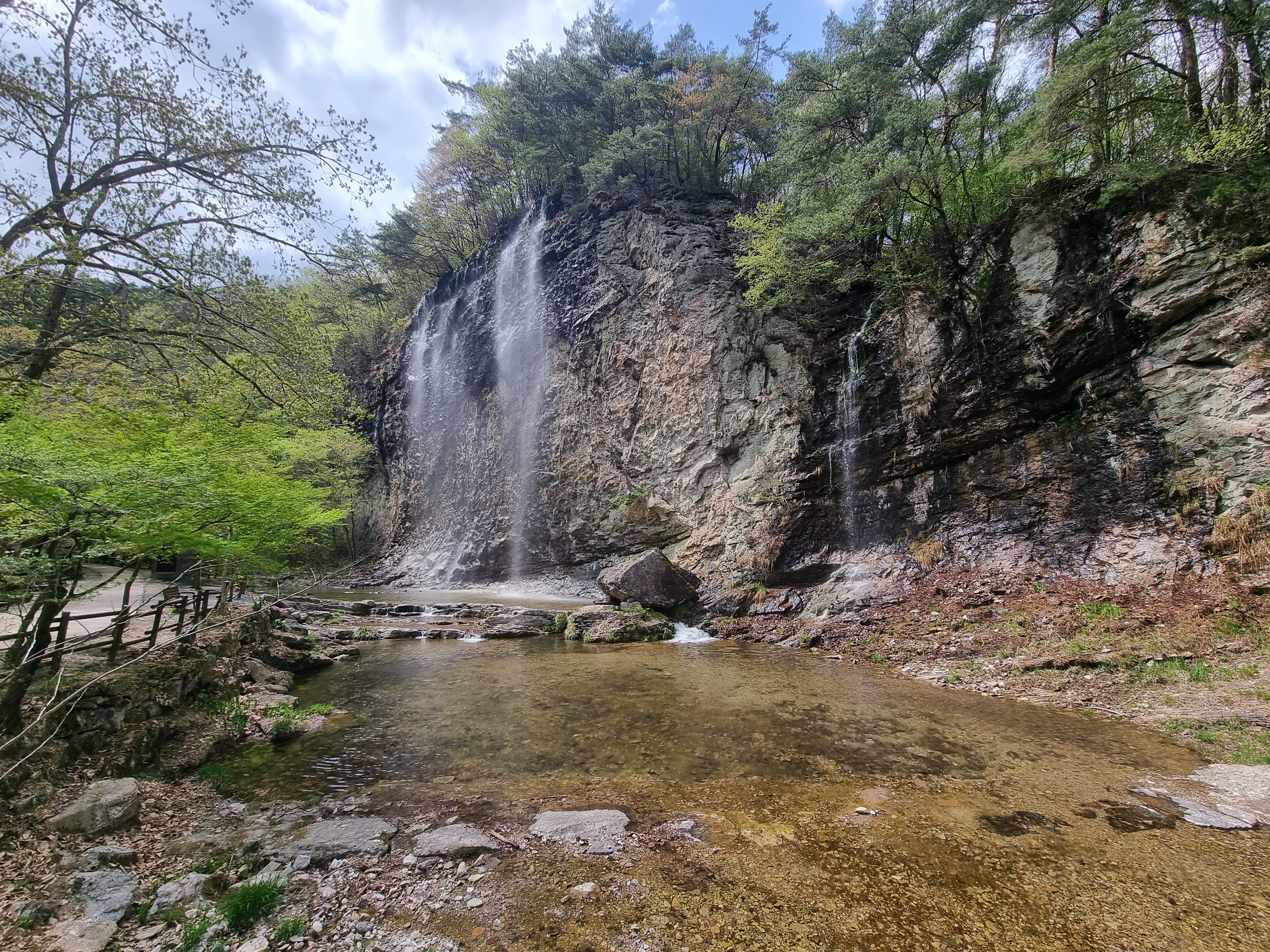 강천산 군립공원 병풍폭포