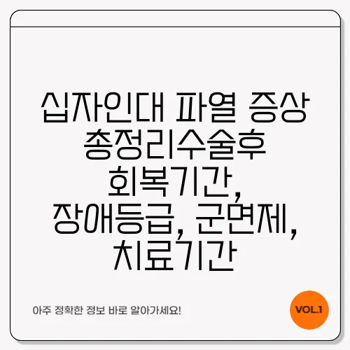 십자인대 파열 증상 총정리수술후 회복기간, 장애등급, 군면제, 치료기간