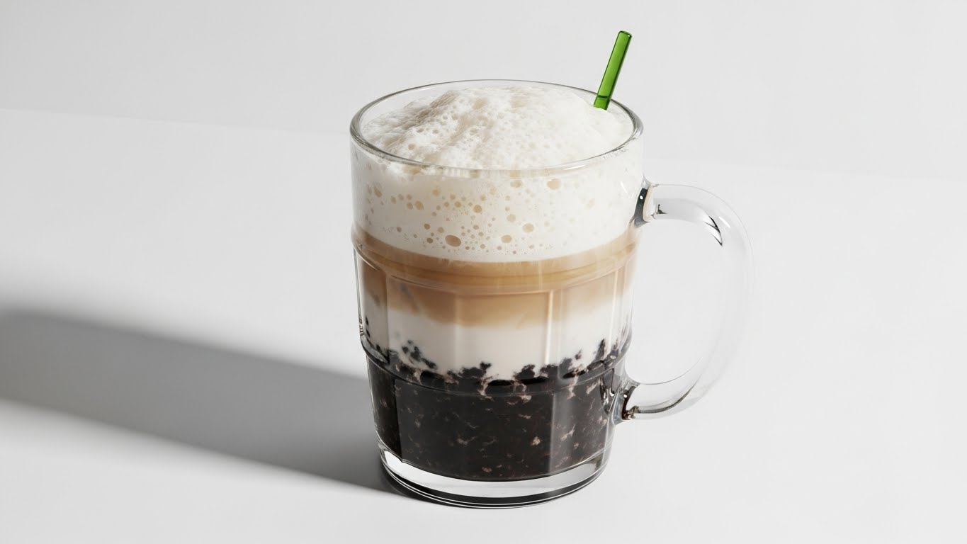 검은콩라떼