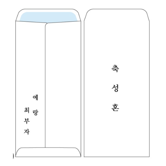 축의금 봉투 이름 위치 쓰는법 오른쪽 여러명 두명 친구 왼쪽 쓰기 도장 금액 총정리