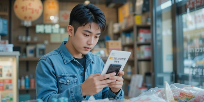 소상공인 정부 공고 확인 모습