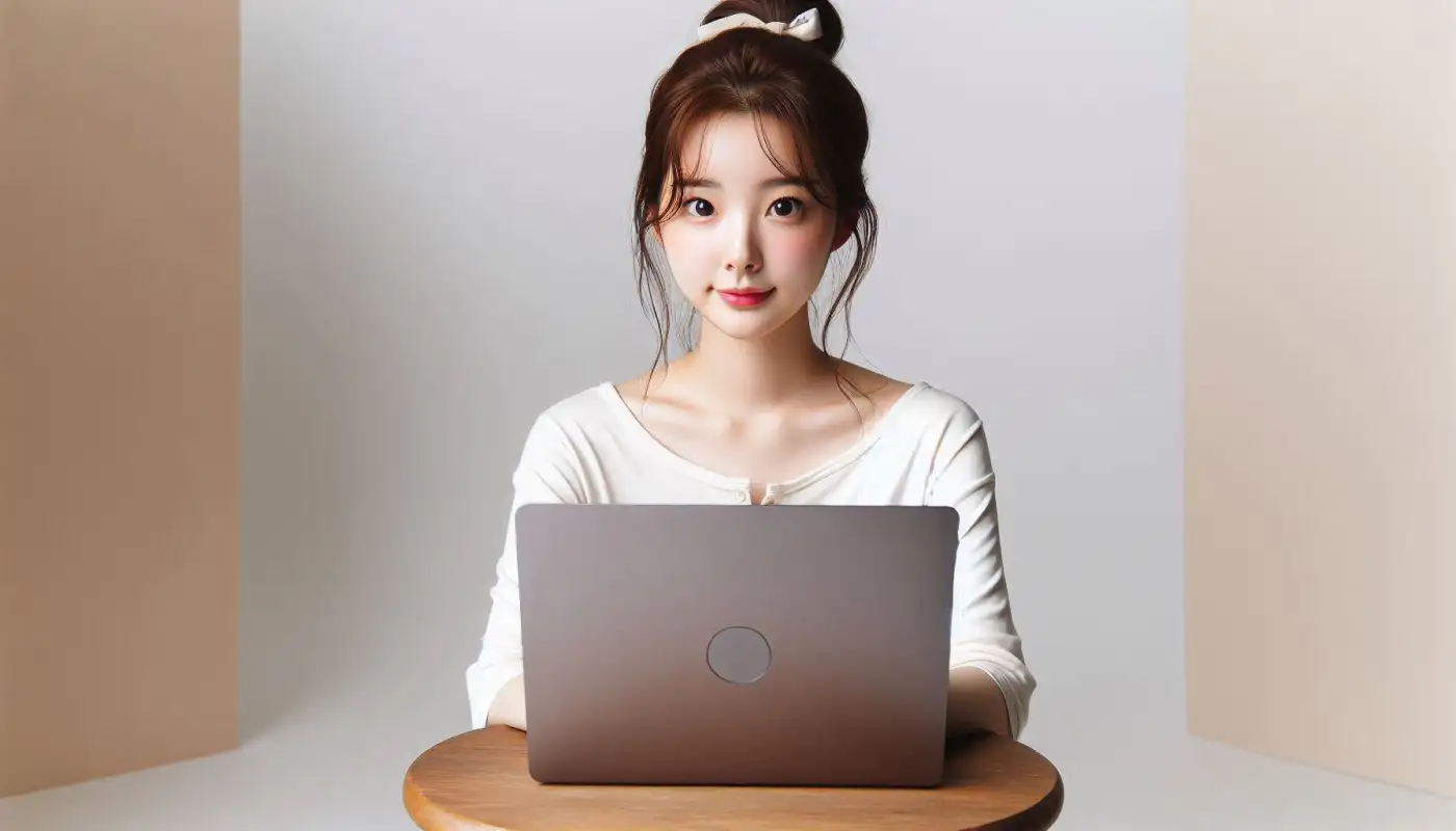 청약홈-시간을-알아보는-여성의-모습