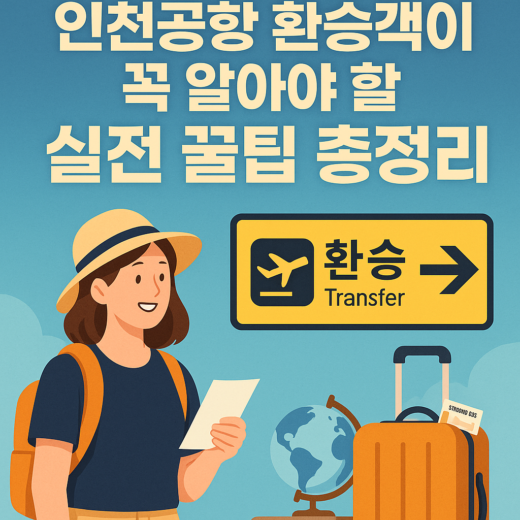 인천공항 환승객이 꼭 알아야 할 실전 꿀팁 총정리 관련 사진