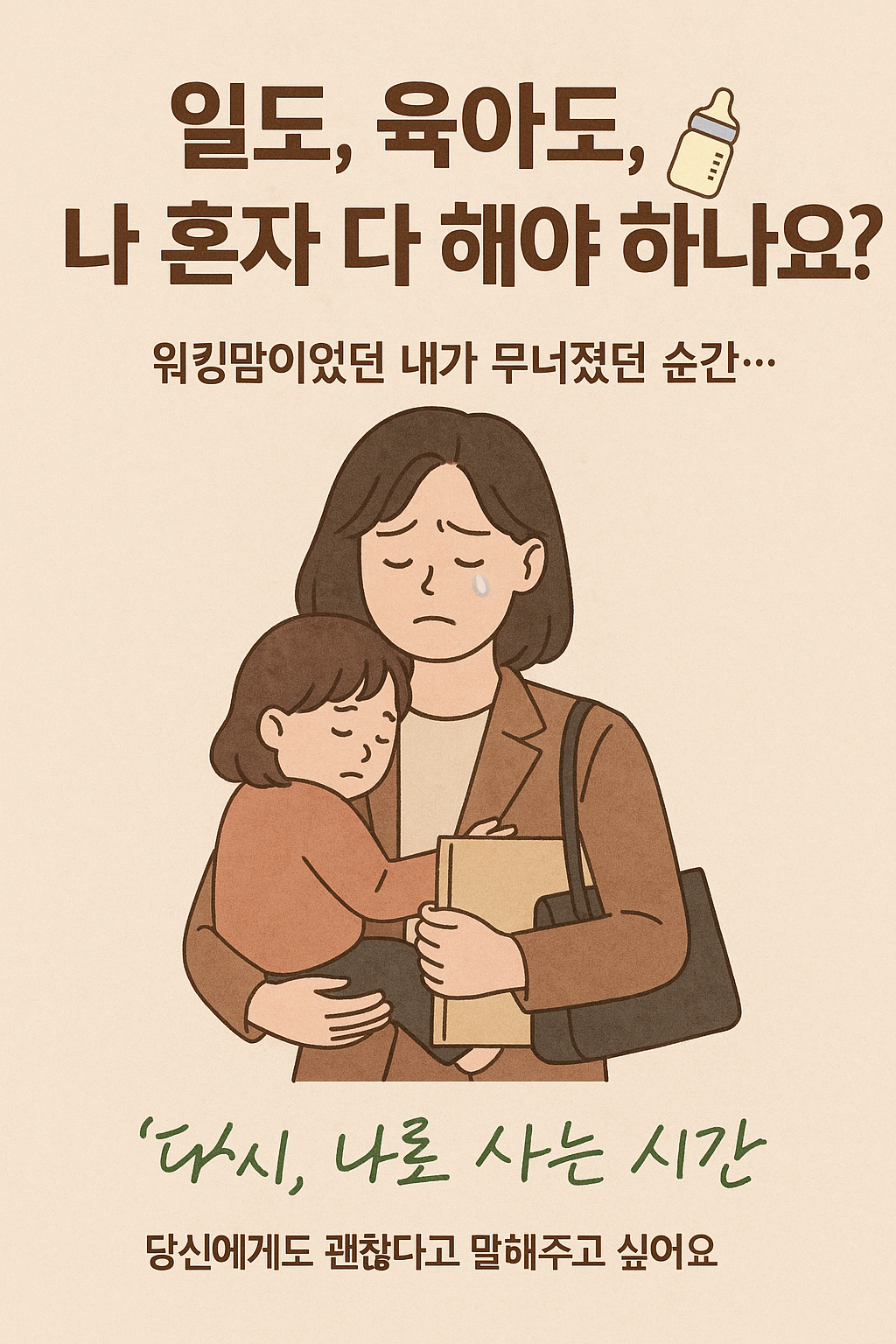 일, 육아, 가사까지&hellip; 워킹맘으로 무너졌던 나의 이야기