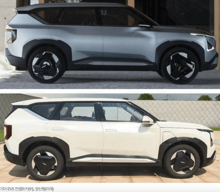 중국 출시 예정인 기아 EV5