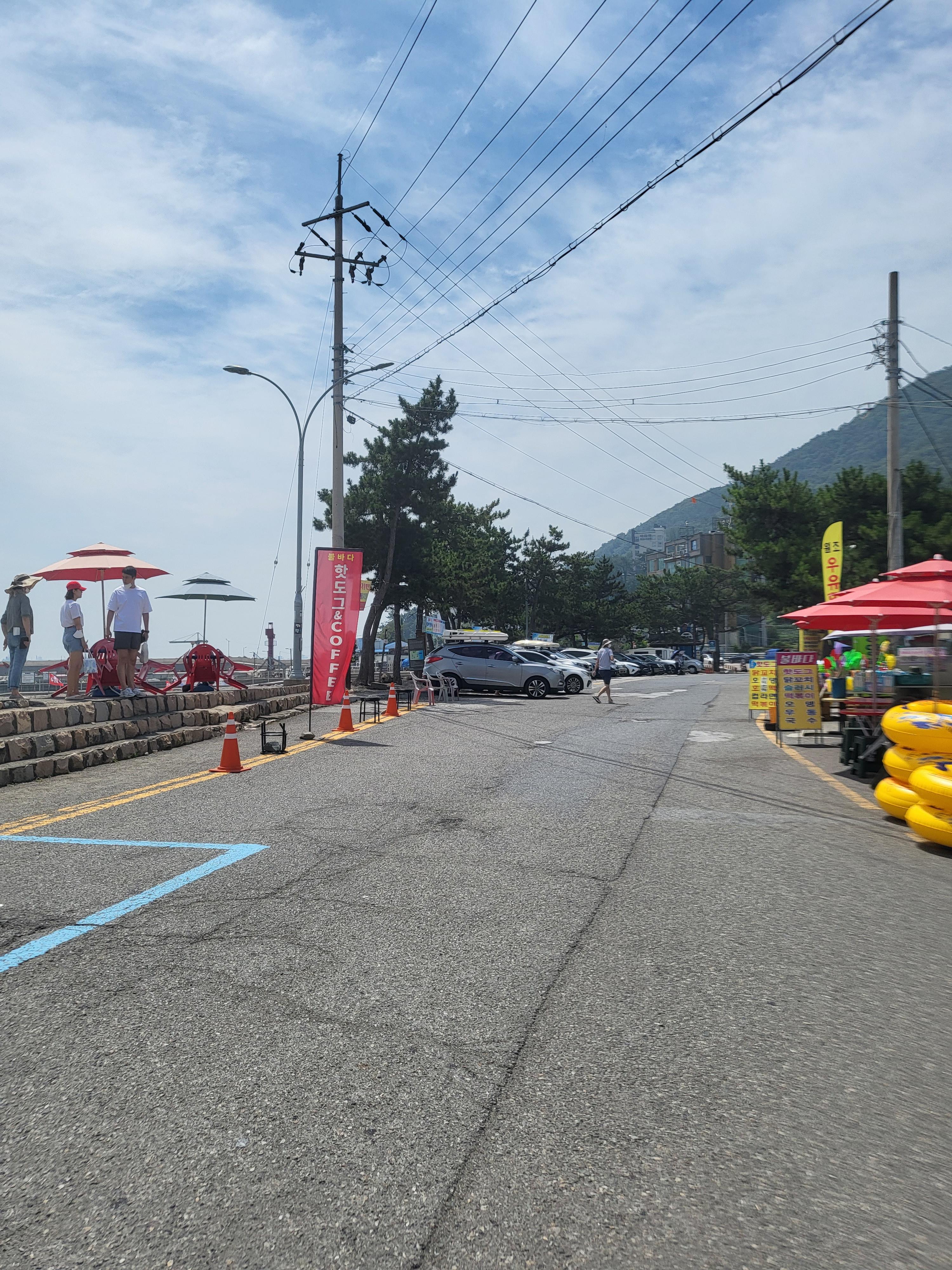 만성리검은모래해변 주변