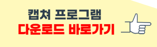 캡쳐프로그램 다운로드 소개(무료)