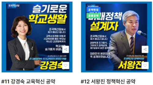 비례대표 후보공약