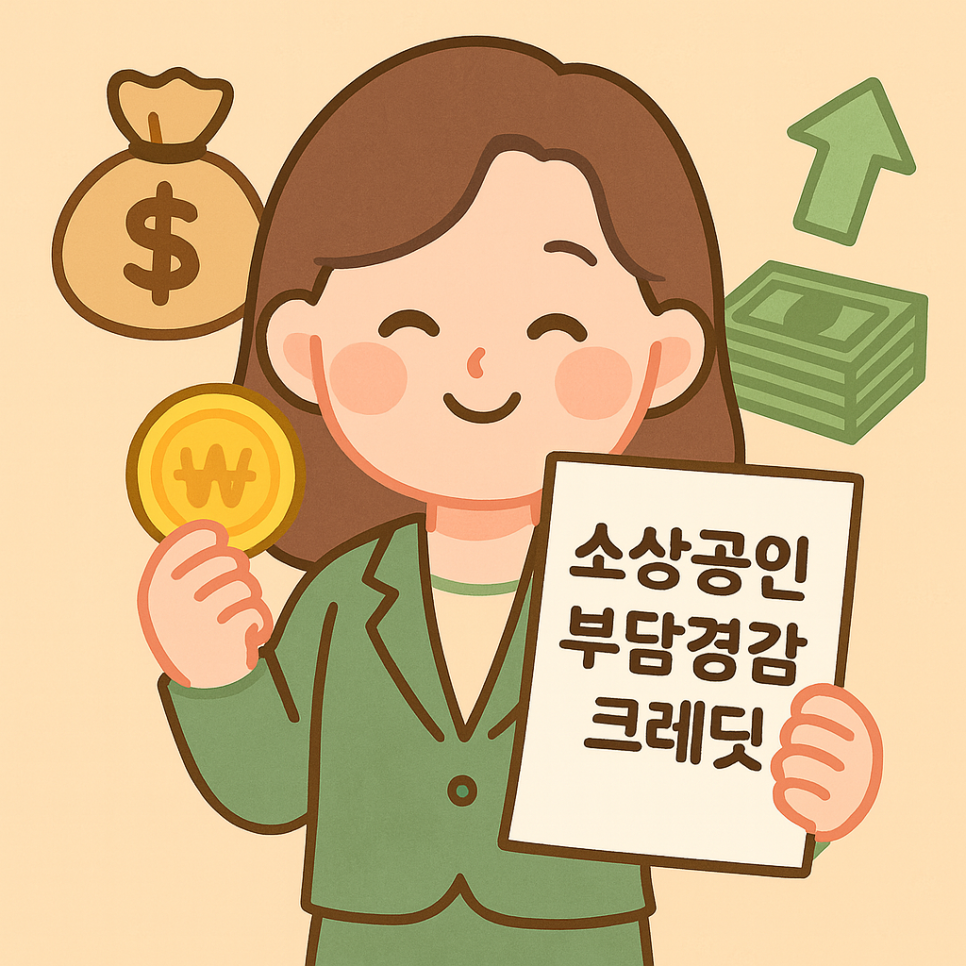 2025 소상공인 부담경감 크레딧