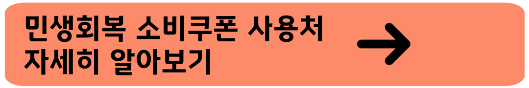민생회복 소비쿠폰 사용처 자세히 알아보기 이미지