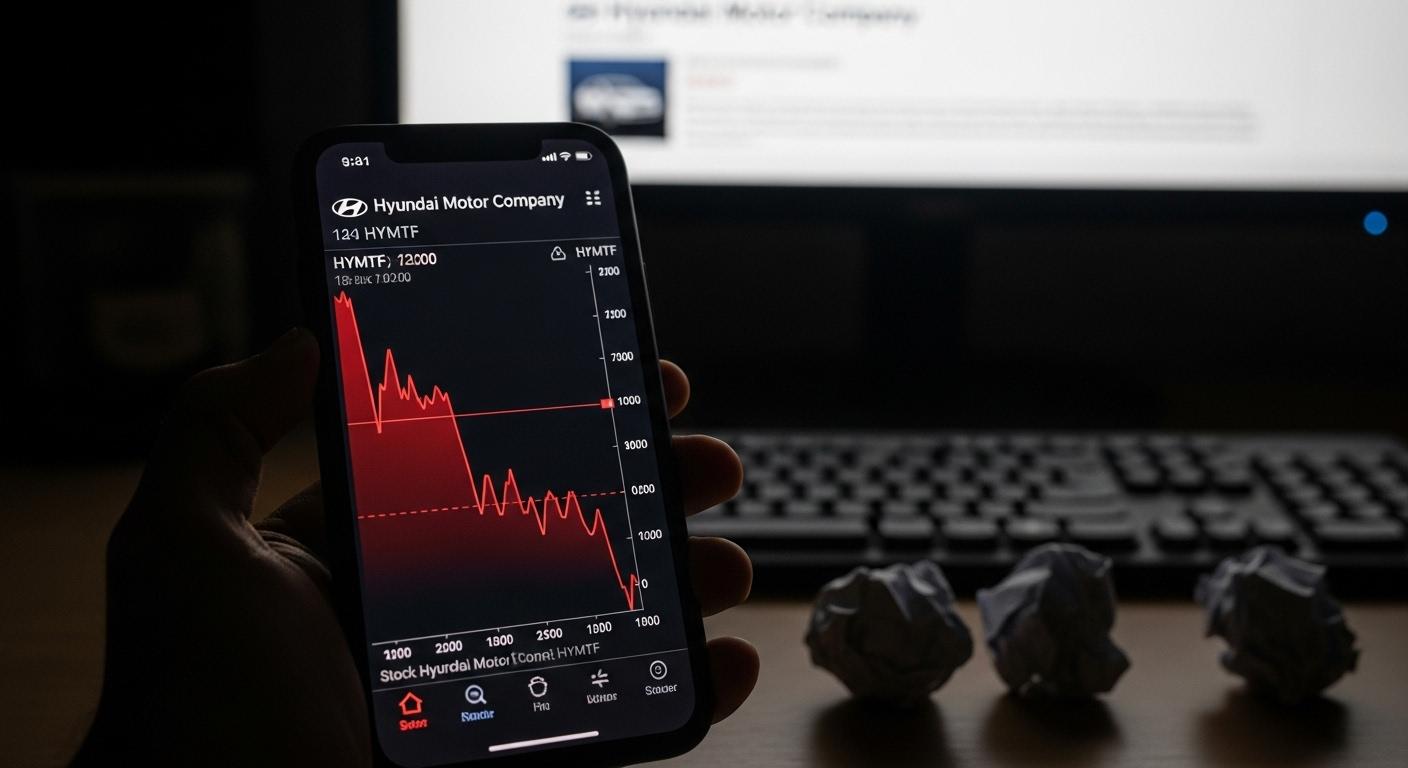 현대차 주가 하락