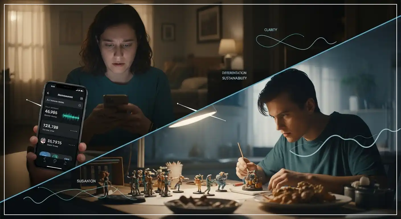 <img src="sns_secret_creators_niche_strategy.webp" alt="SNS 하나로 먹고사는 사람들의 비밀과 창작자의 딜레마를 니치 전략으로 표현한 이미지 입니다">