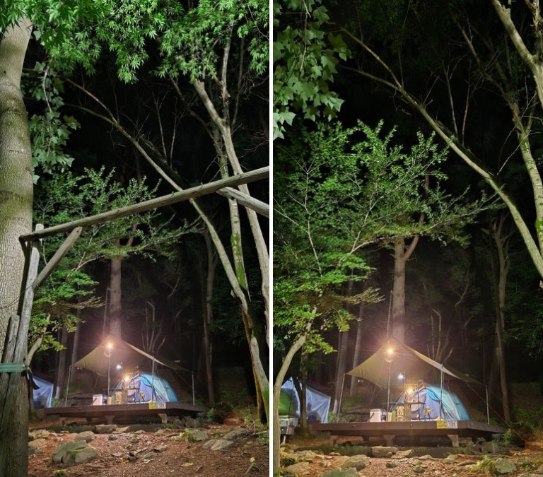 경기도 가평 유명산 자연휴양림 캠핑존