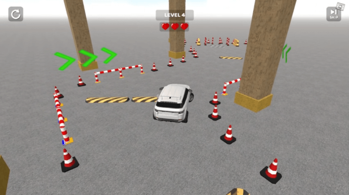 장애물과-충돌하지-않도록-우회전을-하는-화면