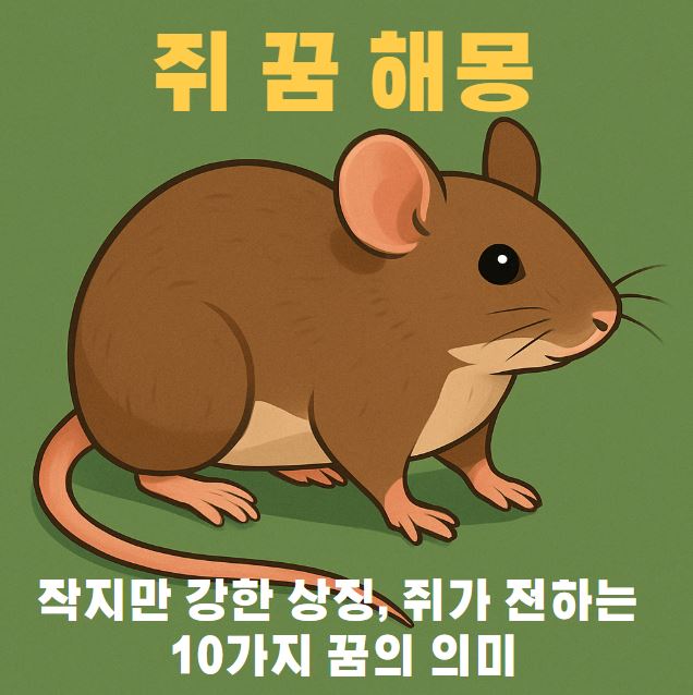 귀여운 쥐 그림