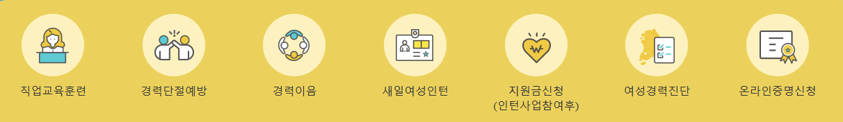경력단절여성 취업 지원 도움