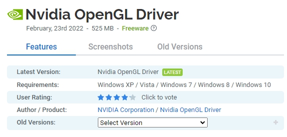 Nvidia-OpenGL-Driver