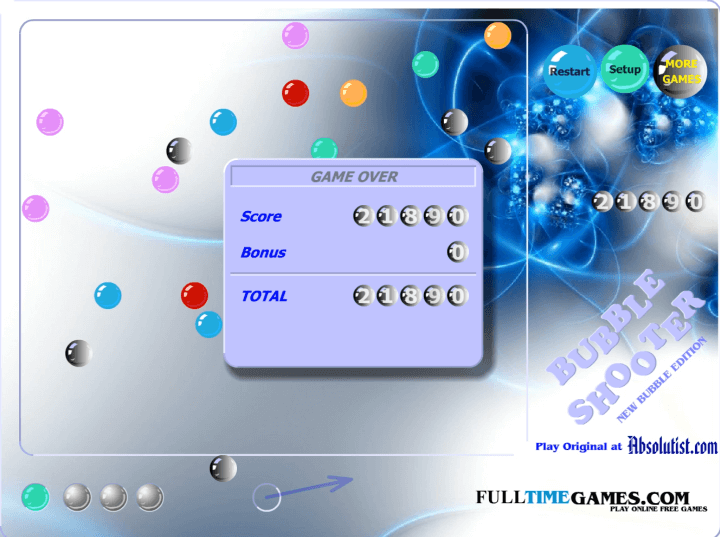 버블슈터-같은색-공맞추기-플래시게임-종료-화면