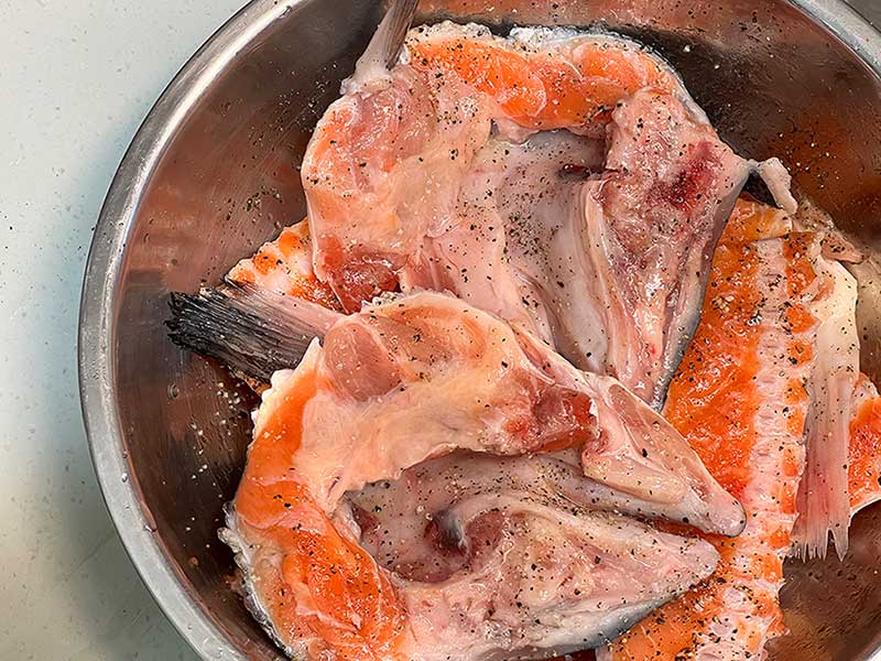 연어 대가리 머리 에어프라이 에어프라이기 구이 초간단 레시피