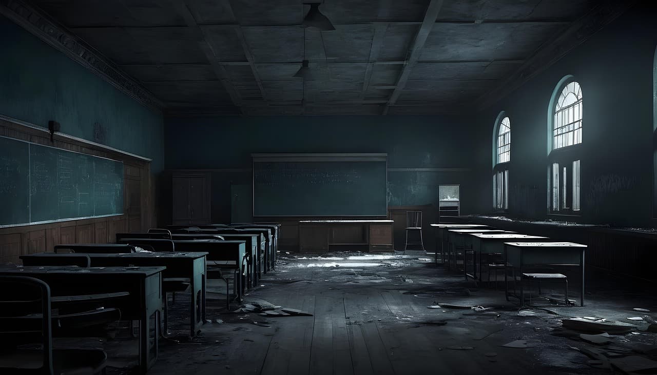 광주 ○○중학교, 페인트 벗겨진 칠판 속의 기억