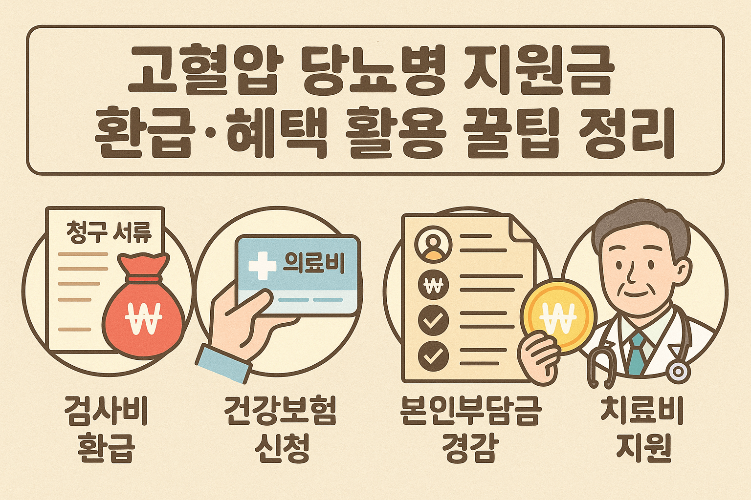 고혈압 당뇨병 지원금 환급·혜택 활용 꿀팁 정리하기