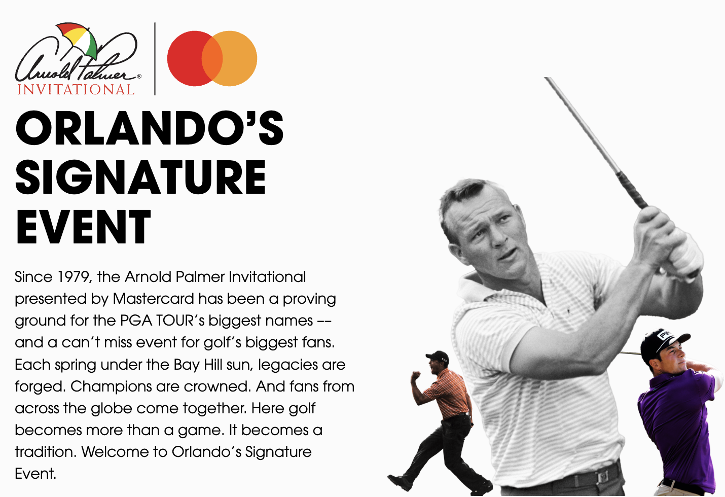 시그니처 대회. 아놀드파머