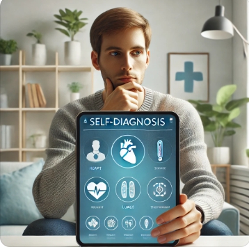 건강 자가진단 관련 사진