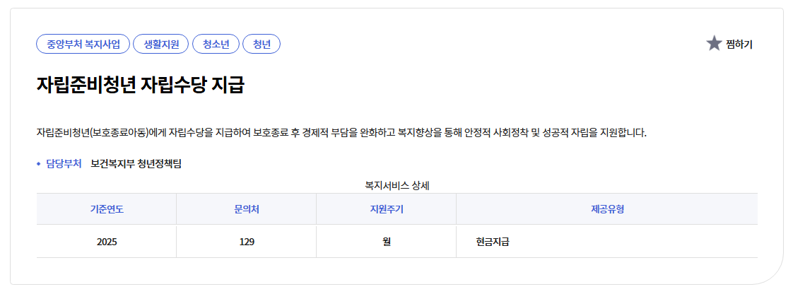 자립준비청년자립지원사업참여방법