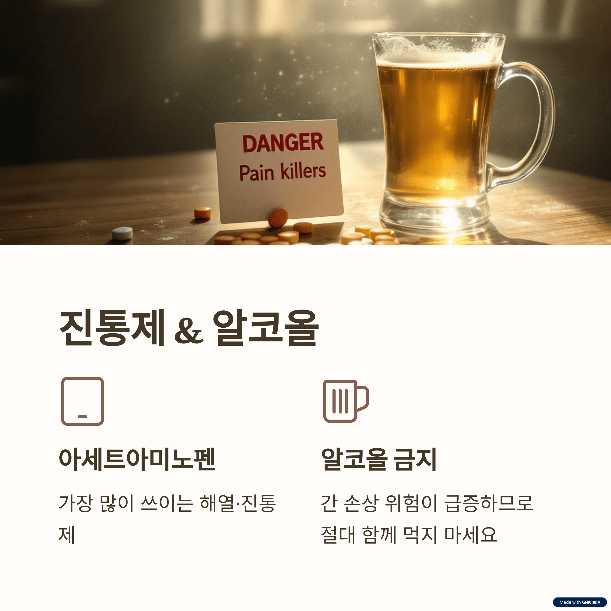 진통제 복용 시 피해야 할 음식과 이유