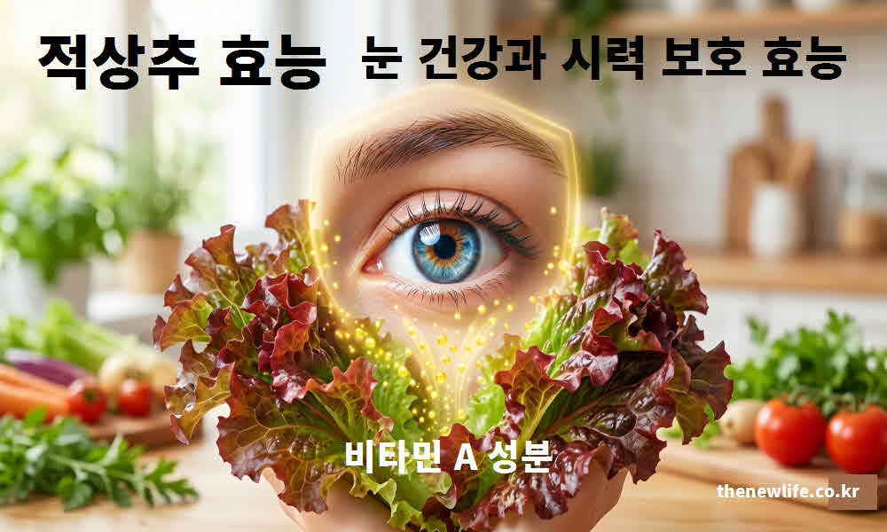 적상추 효능 눈 건강 시력 보호