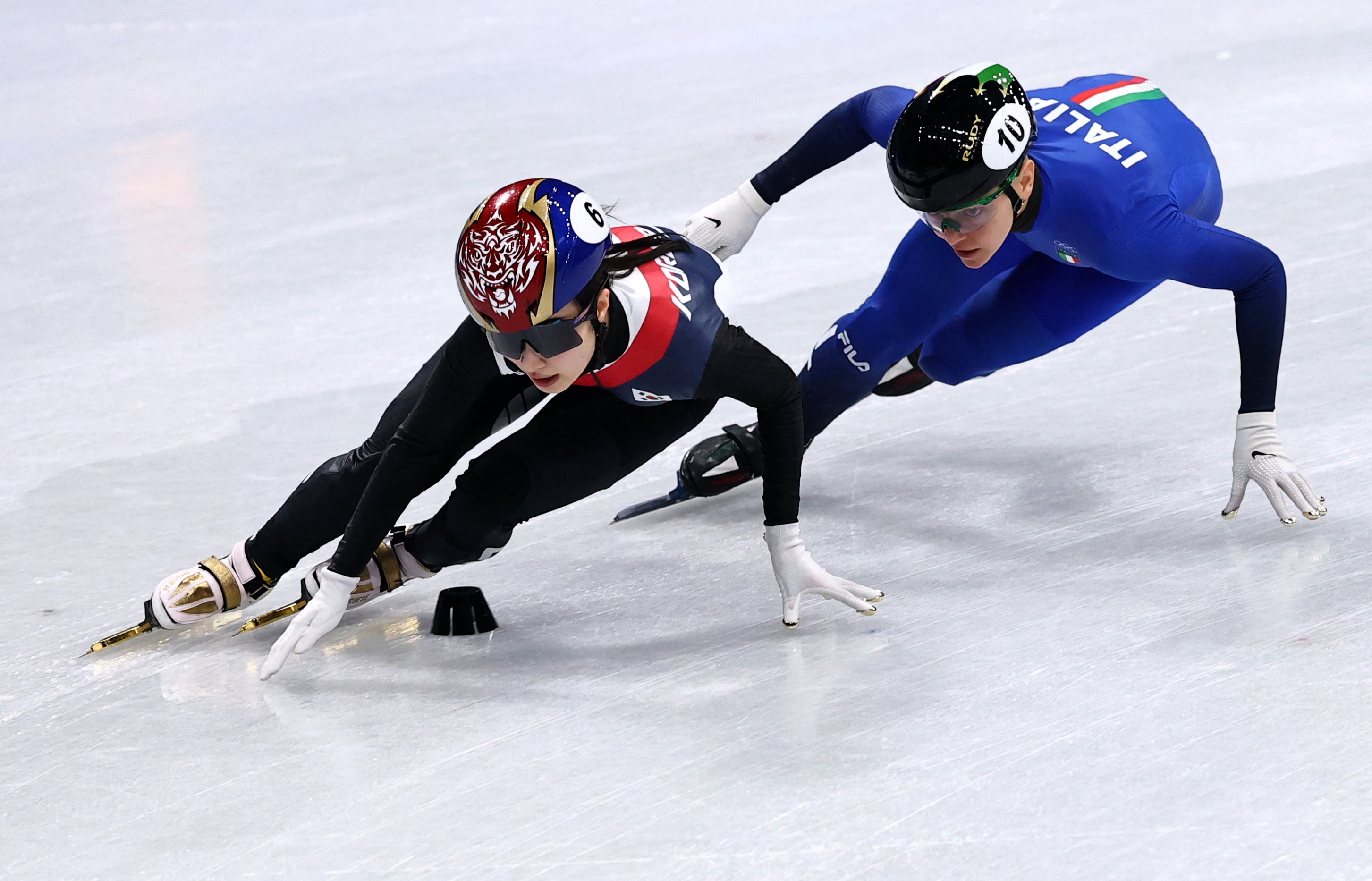 김길리, 최민정 쇼트트랙 여자 1500m