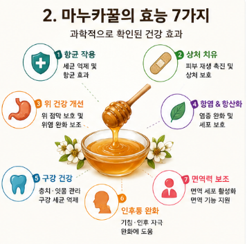 마누카꿀-효능-복용-용량-위염-영향-유통기한-추천-제품