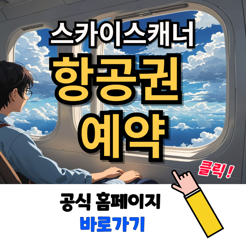 스카이스캐너 항공권 예약