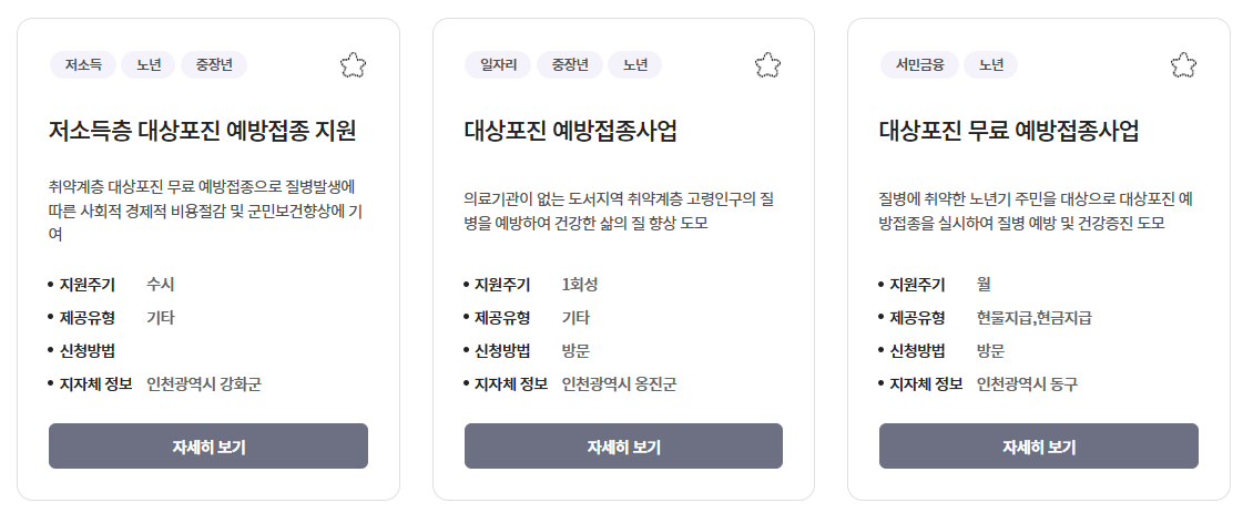 대상포진 예방접종 가격 (최저가)