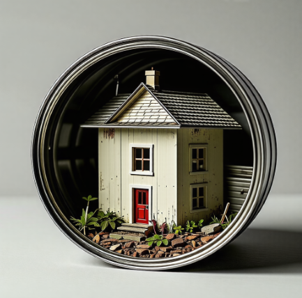 깡통안에 들어있는 집