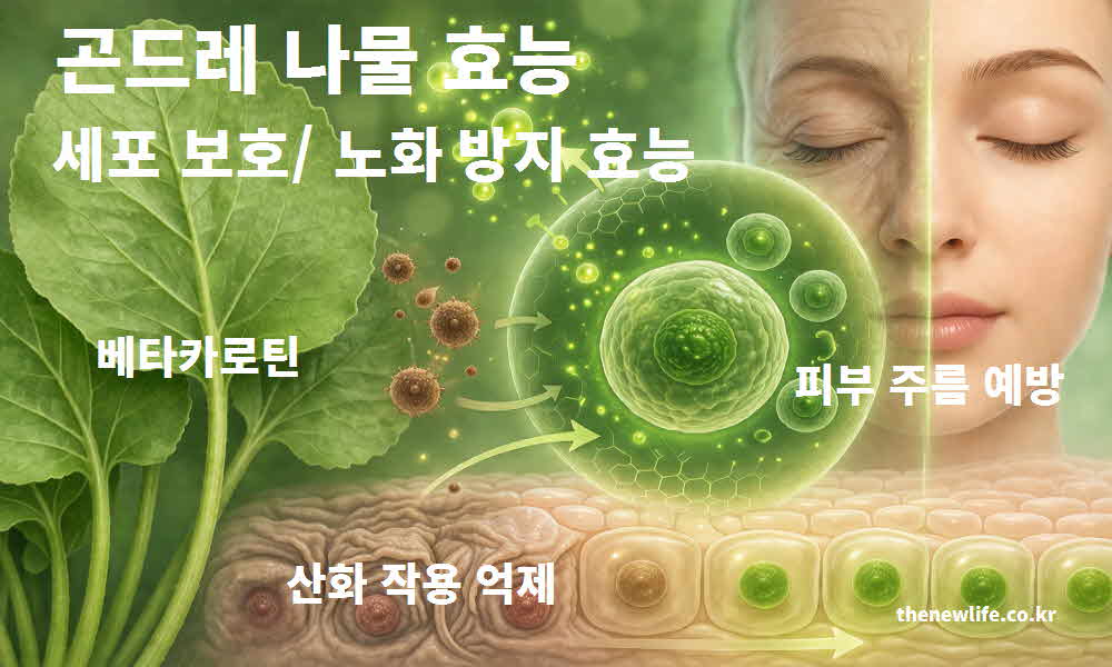 곤드레 나물 효능 세포 보호 노화 방지