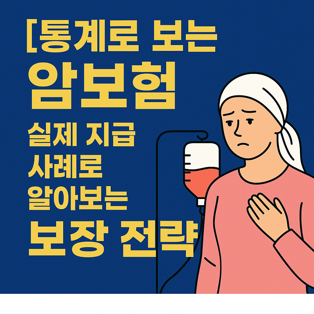 [통계로 보는 암보험] 실제 지급 사례로 알아보는 보장 전략