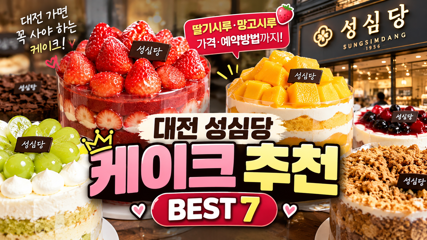 대전 성심당 케이크 추천
