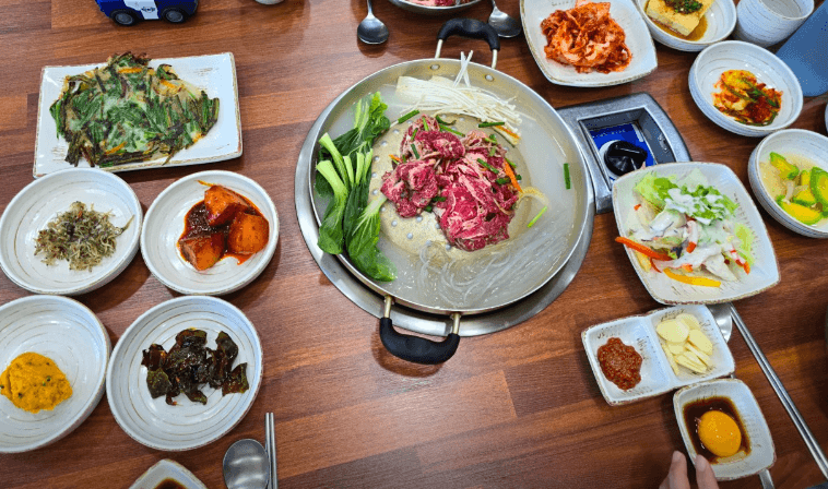 [6시 내고향] 영덕 한우불고기 버섯불고기전골 버섯샤브샤브 맛집 영덕솔향식당