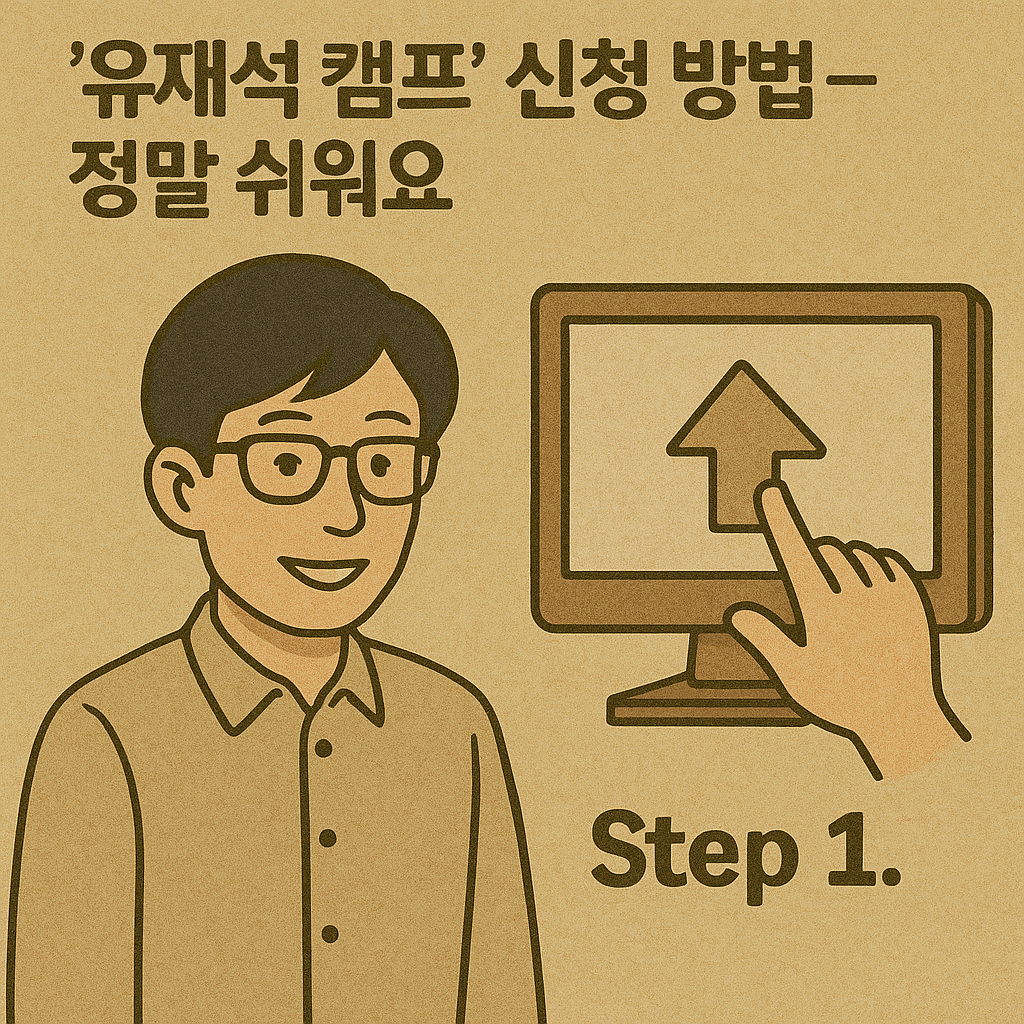 유재석 캠프 신청