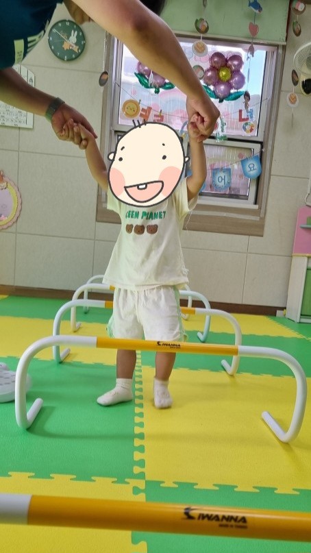 체육활동을 하는 아이