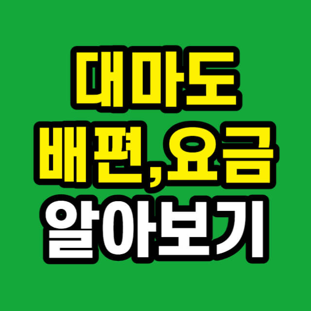 대마도 배편