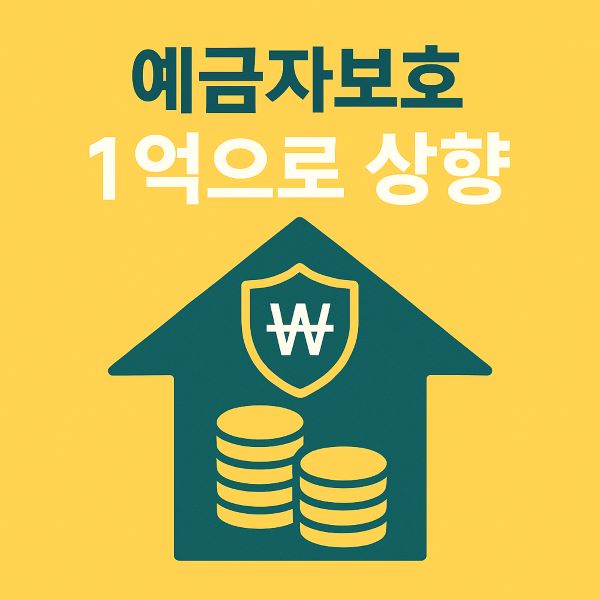 예금자보호 한도 1억으로 상향