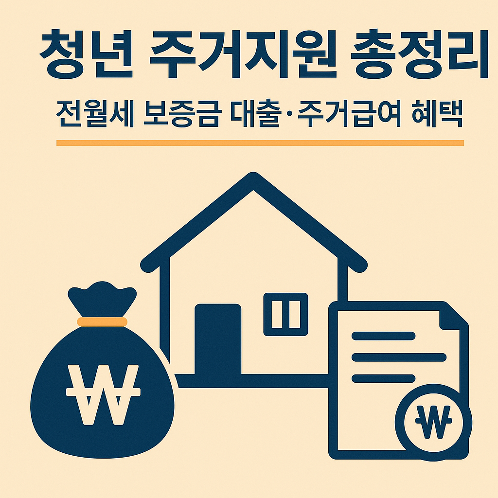 청년 주거지원 총정리: 전월세 보증금 대출·주거급여 혜택