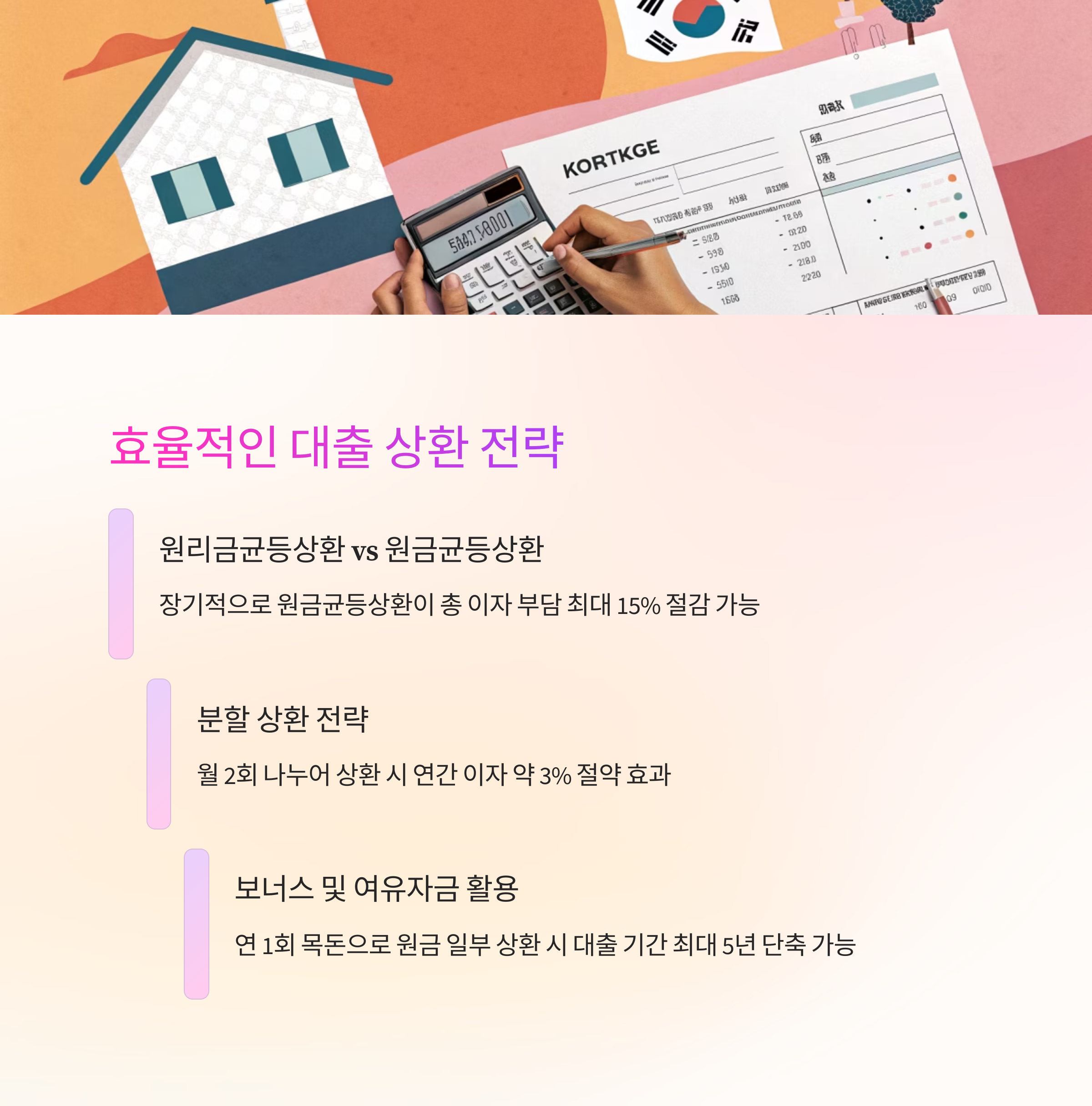 대출 상환 전략과 팁