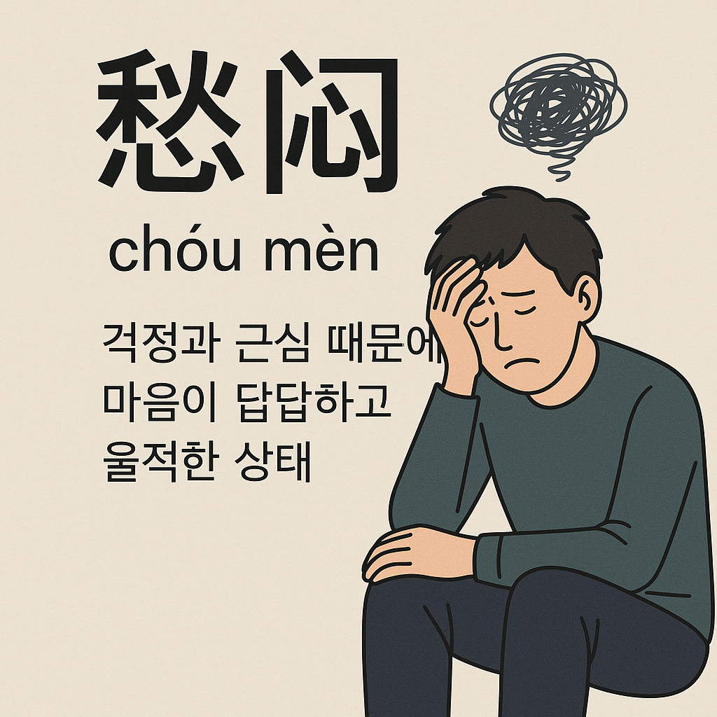 중국어로 우울하다 愁闷